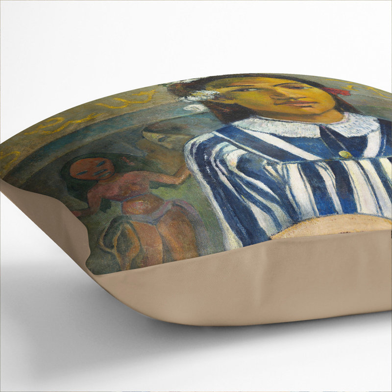 Square Cushion, 40cm H x 40cm W x 15cm D, Stone