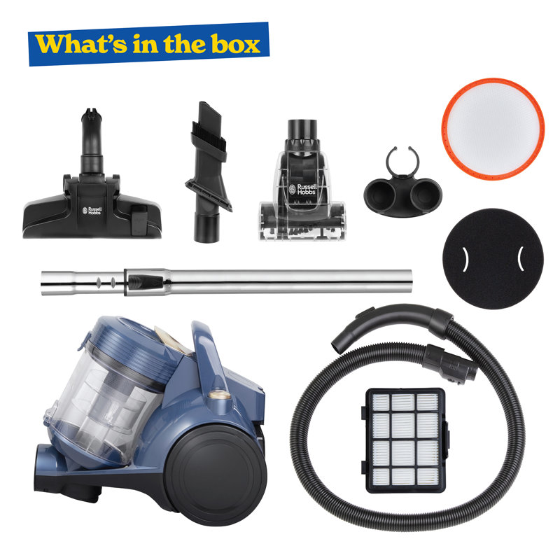 Canister Vacuum, Blue; Gold