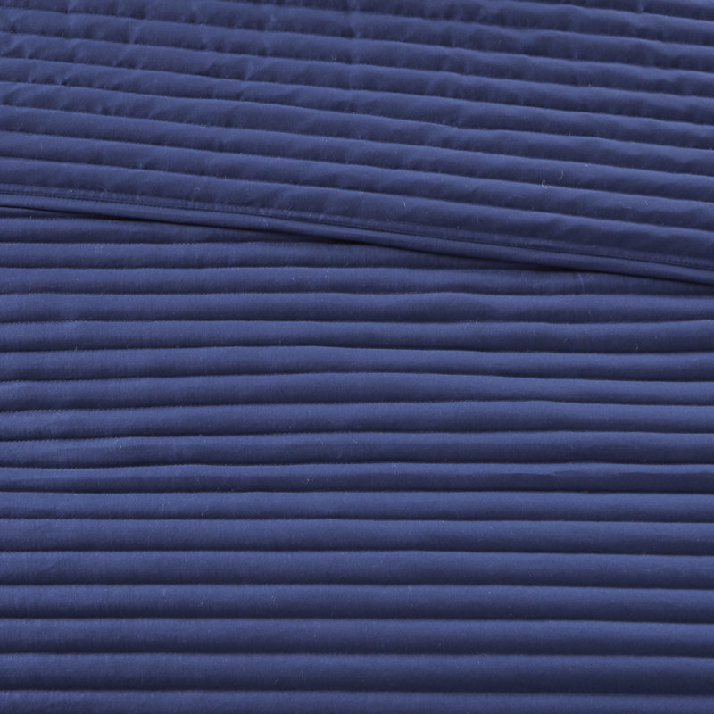 Ensembles de literie luxueux en seersucker avec polyester Comfort en bleu