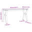 Pollmann Coffee Table Legs Y-Frame Steel-1700532546