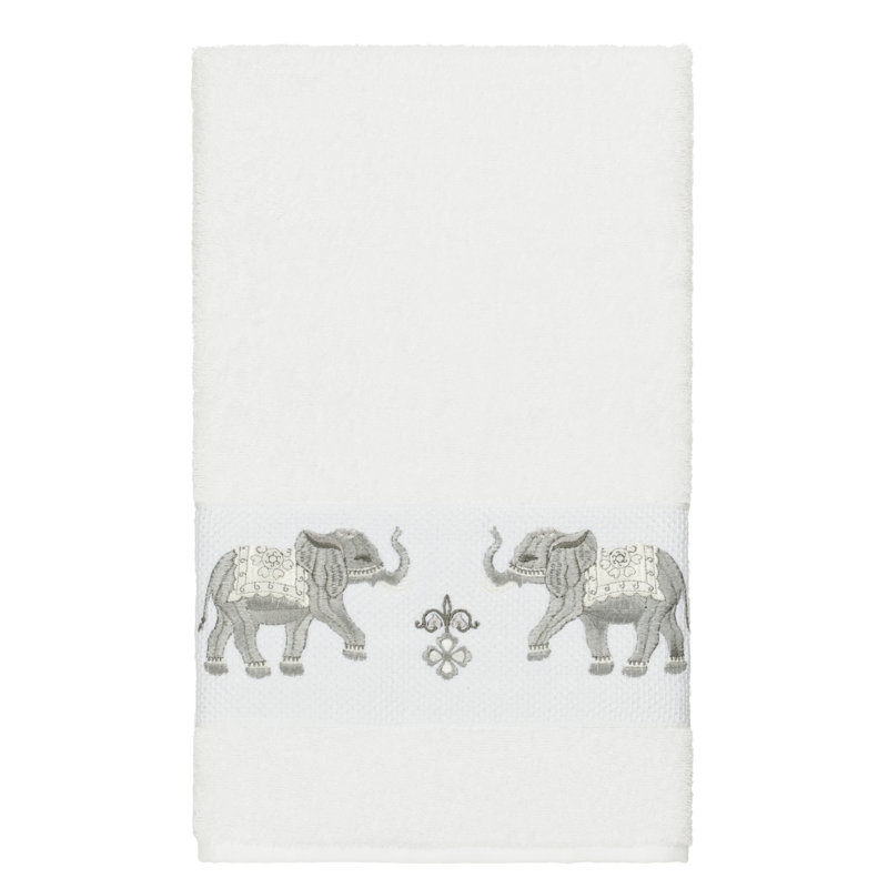Quinn Turkish Cotton Midweight Bath Towel, White
