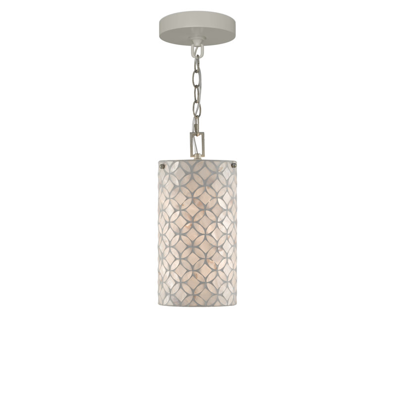 Luminaire suspendu cylindrique simple à 1 lumière Ellison