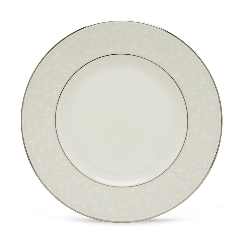 Lenox Opal Innocence 10.8" Dinner Plate, Off-White