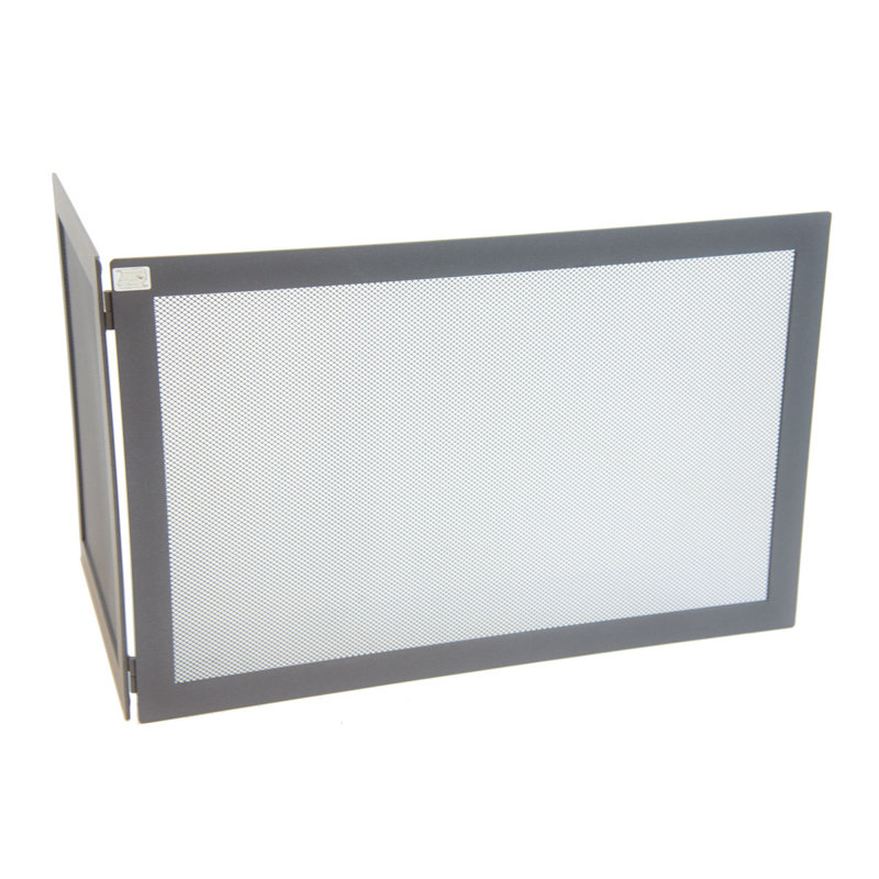 Lucien Iron Fireplace Screen, 45cm H x 60cm W x 35cm D