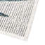 Tapis intérieur / extérieur bleu clair / blanc en polypropylène tissé à la machine Rowdy-724539992