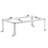 Mini Split Ground Stand Adjustable Anti Vibration for 9000-24000 BTU