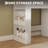 Makeup Vanity Desk With 3 Color Lighting Modes And 5 Drawers-120296139