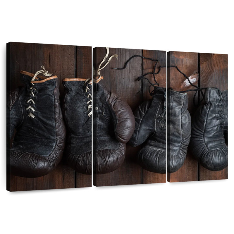 Sireci Dark Boxing Gloves, 48" H x 74" W