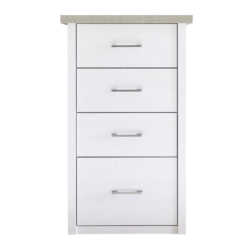 Yalaha 60 cm W Chest of 4 Drawers