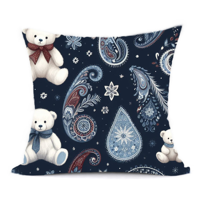 Abstract Reversible Throw Pillow