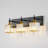 3 - Light Crystal Wall Vanity Light