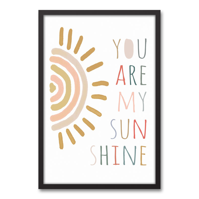 Art encadré soleil, H 31,75 po x l 21,75 po x P 1,75 po