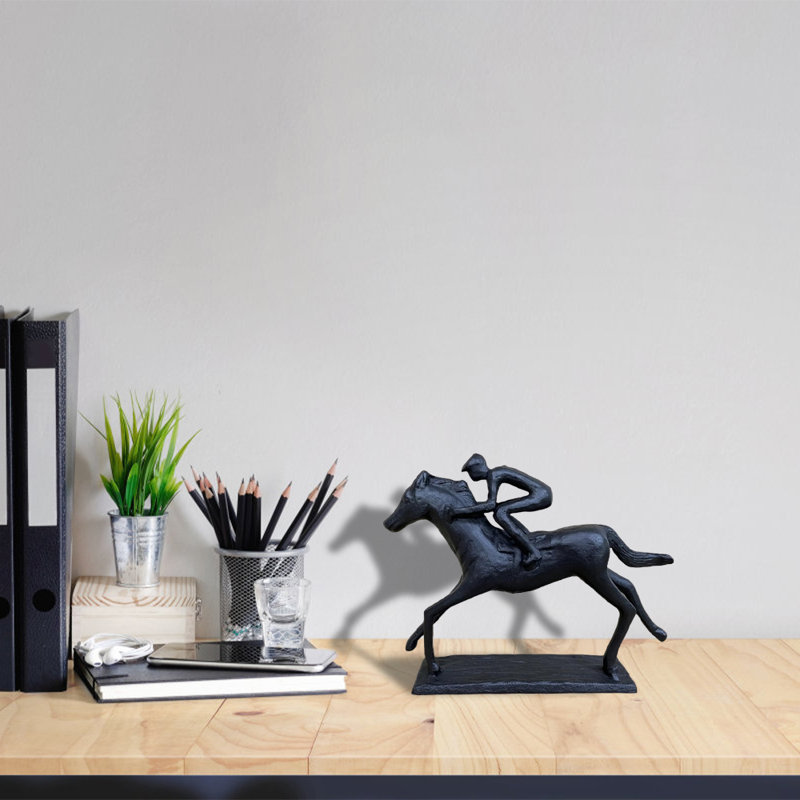 Iron Art Sculpture Decor - 1PC, présentoir élégant pour chambre à coucher, bureau ou bureau