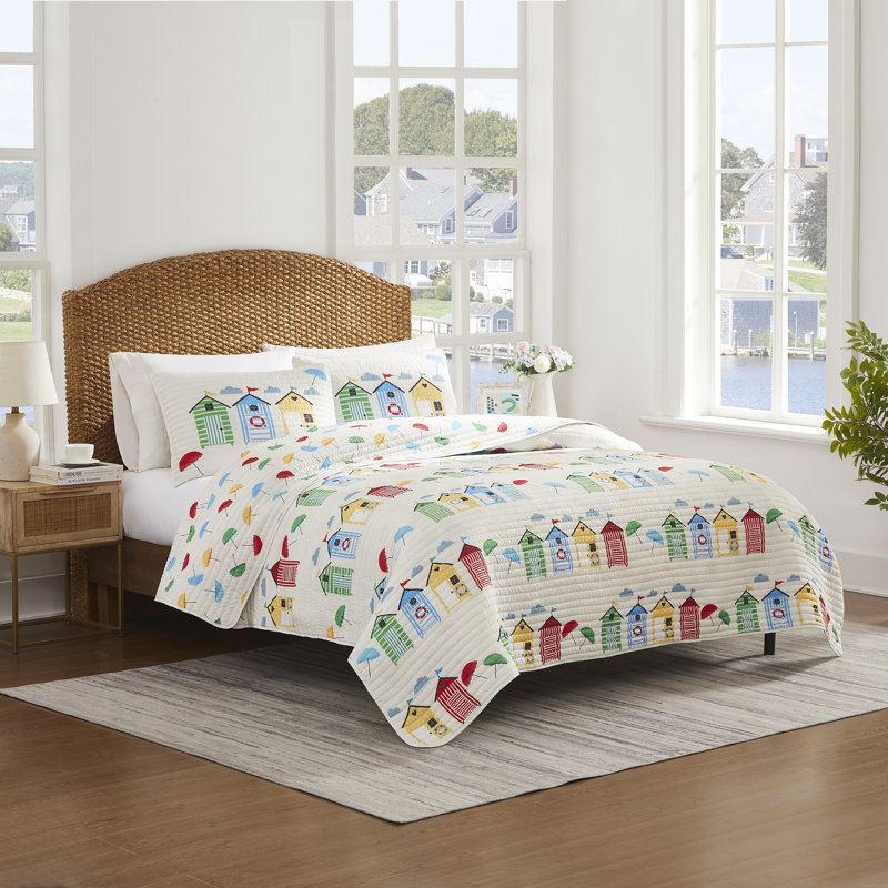 Avanti Cabanas Twin Quilt Set, Twin Quilt + 1 Pillowcase