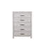 Ensemble de chambre à coucher avec rangement de style moderne 5 pièces DENVER King