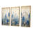 Elegant Blue And Beige Bonnets Meadow - Blue Bonnets Canvas Art Set-686996916-686996918
