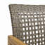 Chaise en bois et osier (ensemble de 2)