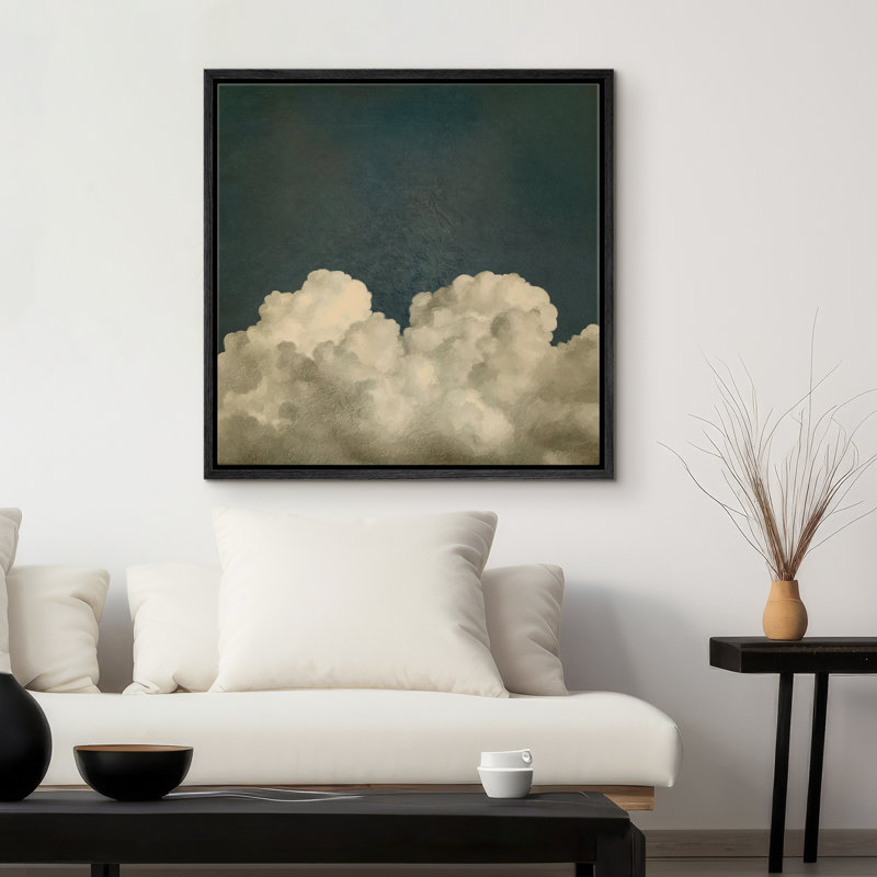 «Majestic Cloudscape», reproduction d'art sur toile encadrée - ciel dramatique, reproduction de tableau mural dans le salon ou le bureau