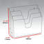 Organisateur de dossiers horizontal triple