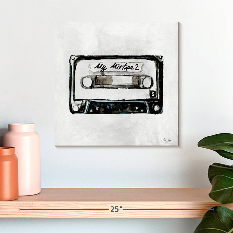 Abarca Retro Cassette II, H 16 po x l 16 po