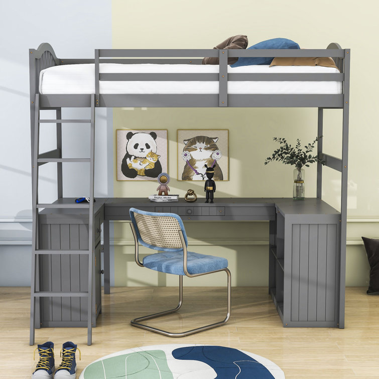 Shop wayfair twin loft bed with storage Top Sellers