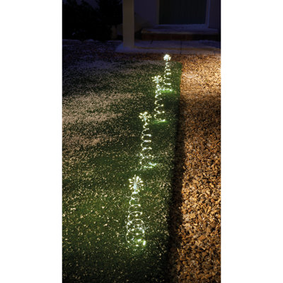 Spiral LED Christmas Tree Path Lights