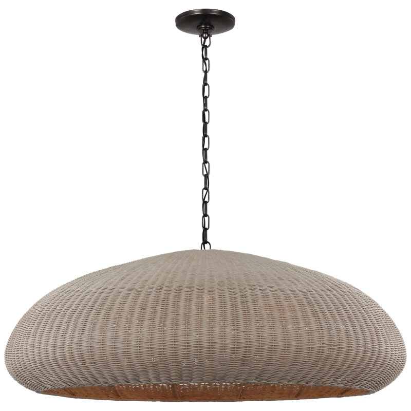 Kokomo Pendant by Chapman & Myers, Bronze, Ash, 16.75" H x 44" W x 44" D