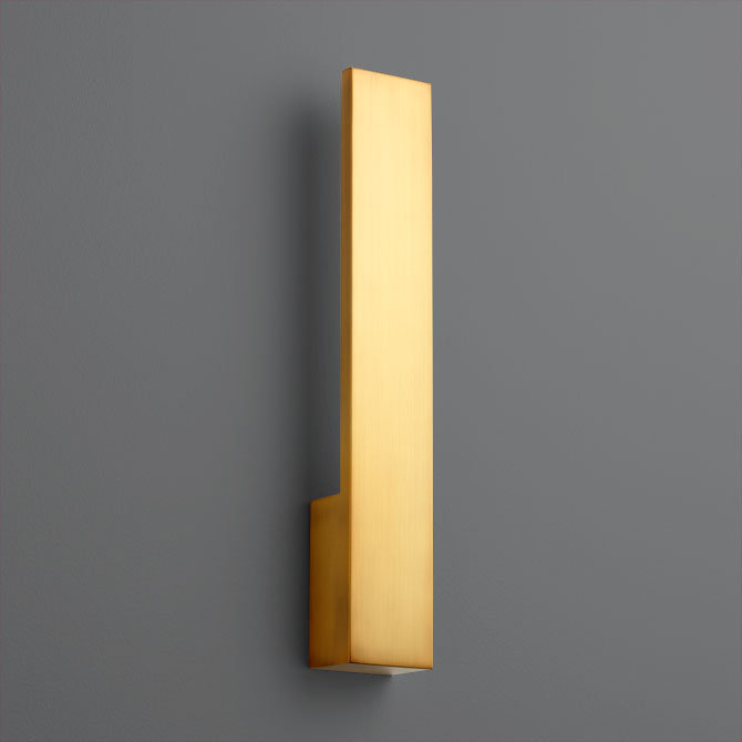 Plafonnier encastré 1 lumière del Icon, Laiton vieilli