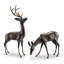 Meadow Wanderers Deer Pair Garden Sculpture