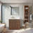 Waubun Rally 36'' Free Standing Single Bathroom Vanity with Calacatta Quartz Top-1674077653