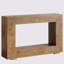 Console de style campagnard 47 po, avec rangement, canapé d'appoint rustique avec tablette ouverte, design industriel rétro pour le couloir, le salon, le vestibule