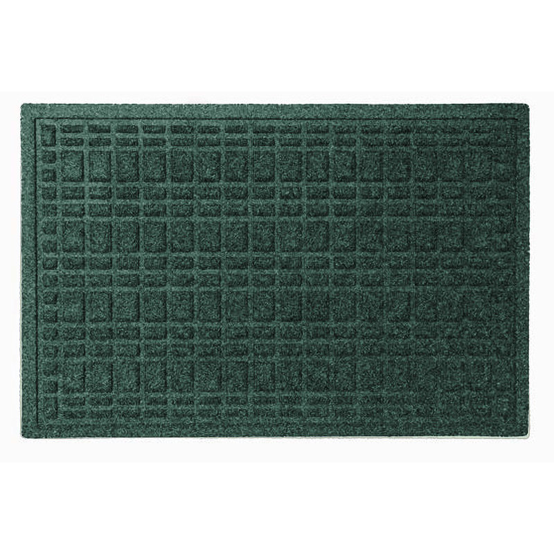 WaterHog® Gridlock 23 in. x 35 in. Indoor Outdoor Doormat, Green