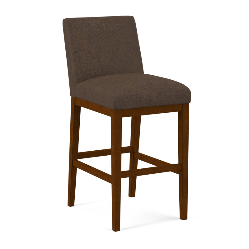 Upholstered Stool, Evolution Caribou, Beachwood