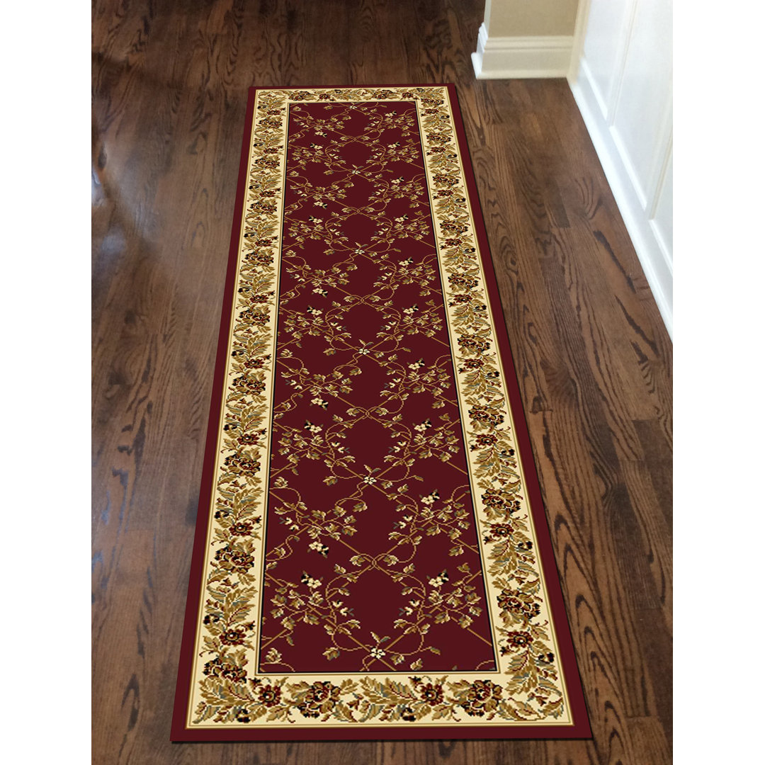 Kellogg Red/Burgundy Rug The Conestoga Trading Co. Rug 