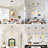 1-Light Brass Ceramic Pendant Light