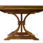 L'ensemble de table de salle à manger 5 pièces comprend une table de cuisine et 4 chaises de salle à manger en tissu de polyester vert saule avec dossier capitonné - Finition noyer antique-1638394069