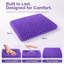 Seat Cushion Double Layer Honeycomb Chair Pad with Zipper Cover for Office Chair Car Seat
