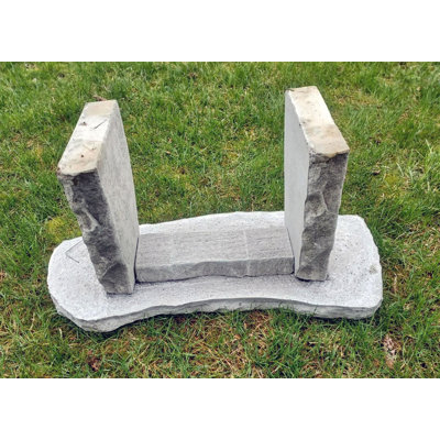 Giesbert Concrete Outdoor Bench