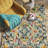 Jahiem Hand-Knotted Wool Blue Area Rug-1407902720