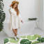  Tapis à feuilles Monstera, tapis de salle de bain long pour tapis de salle de bain vert, tapis de cuisine pour la chambre à coucher, tapis lavables et anti-dérapants, moelleux et esthétique (50 po x 20 po)-757658284
