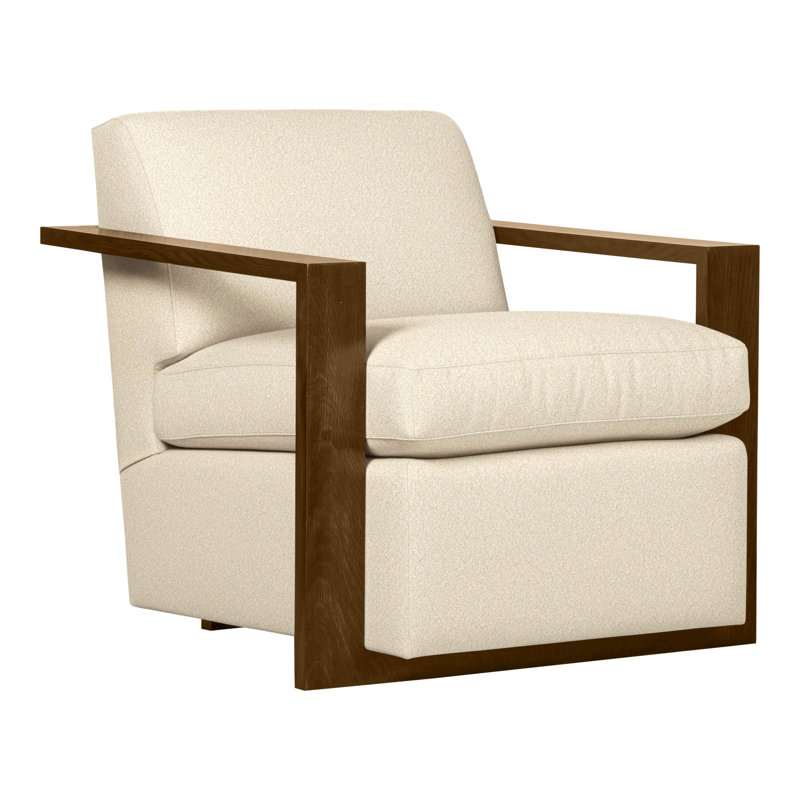 Thom Filicia Home 32" Wide Upholstered Armchair, Casa Blanca, Kimoni Natural