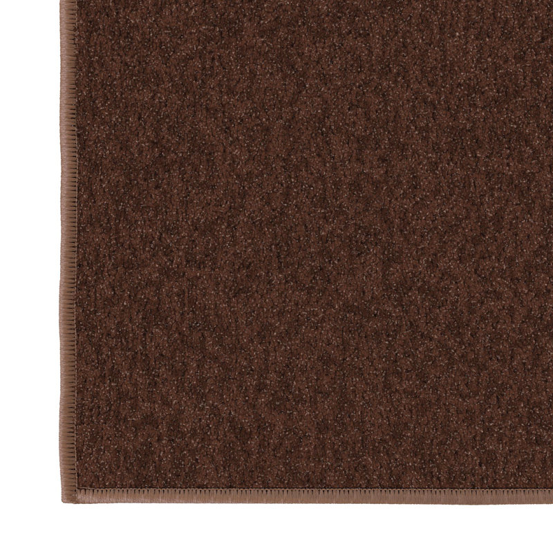 Gray Rectangular Non-Slip Washable Synthetic Kitchen Mat