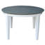 Table de salle à manger extensible ronde jusqu’à ovale