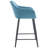 Ivanna Upholstered Counter Stool with Metal Frame-1541298685