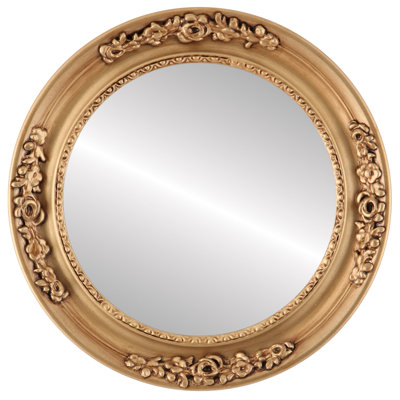 Vanita Wood Flat Wall Mirror