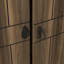 Buchholz 3 Door Solid + Manufactured Wood Wardrobe