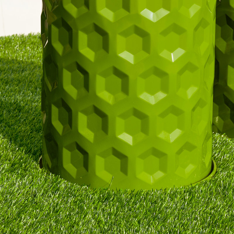 Tabouret de jardin en métal Loiret, Vert