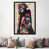 Toile avec cadre noir