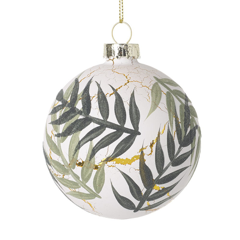 8cm Glass Bauble