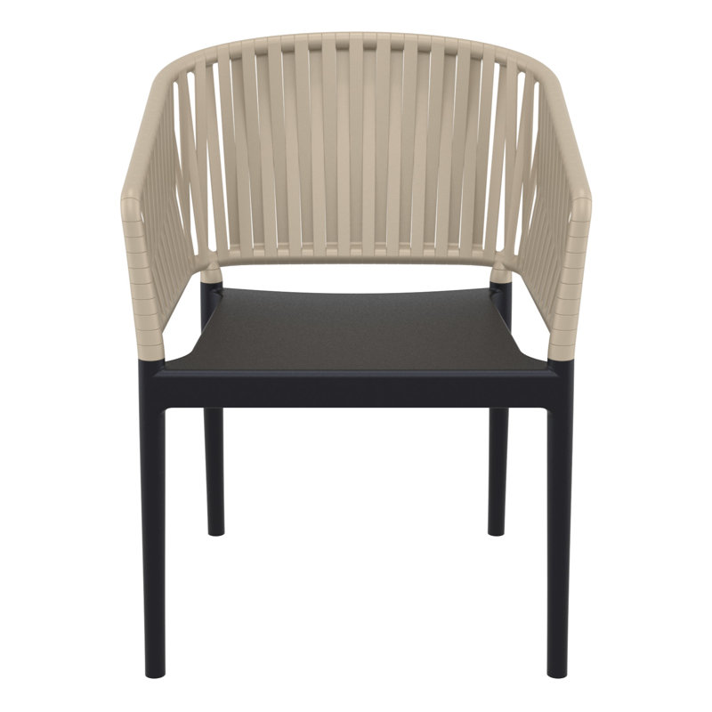 Chaise de salle à manger Newport, Taupe / Noir